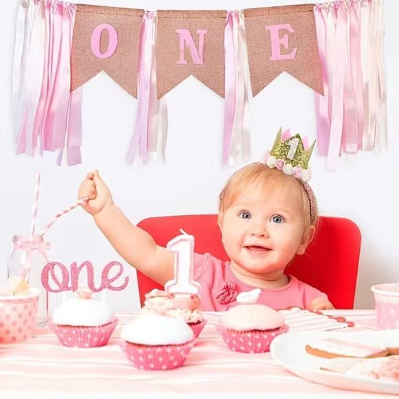 First birthday banner brand new in original packaging for a high chair - Picture 1 of 4